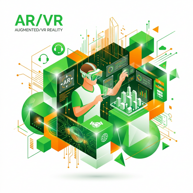 AR / VR Applications Illustration