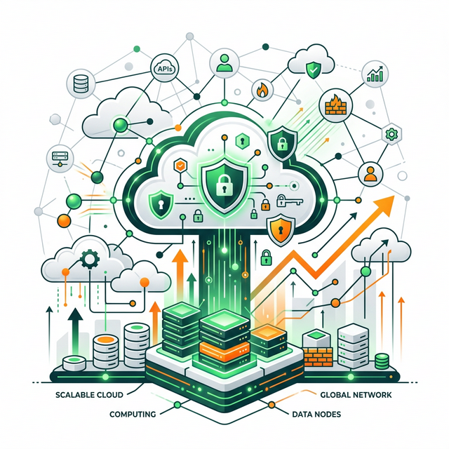 Cloud Computing Illustration