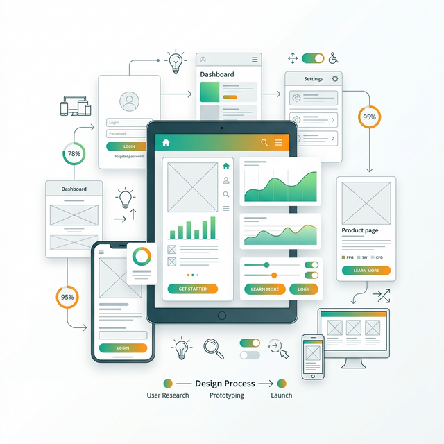 UI/UX Design Illustration